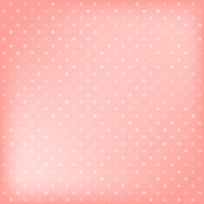 Papier peint à motif  Polka dot fond rose