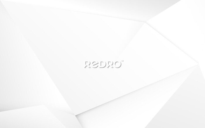 Papier peint à motif  Polygones blancs 3D