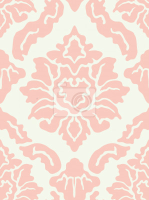 Papier peint à motif  Pop baroque Rose