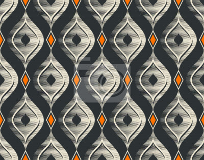 Papier peint à motif  raffinées touches millésime rideaux