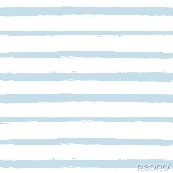 Papier peint à motif  Rayures bleu pastel sur fond bleu