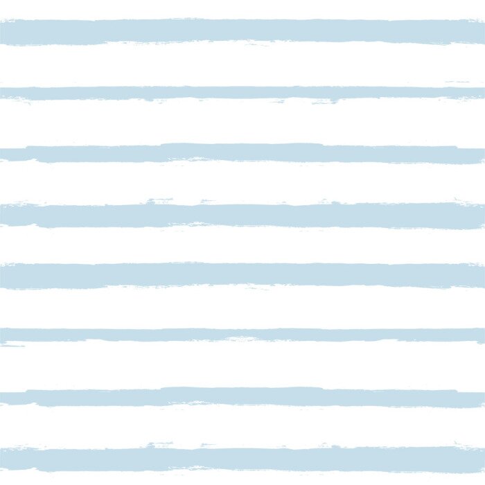 Papier peint à motif  Rayures bleu pastel sur fond bleu