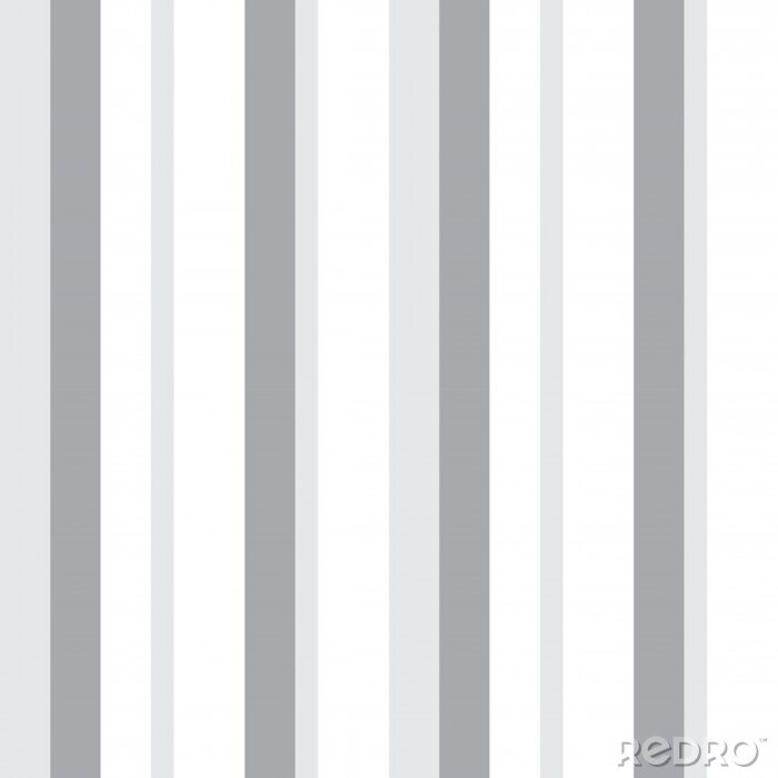 Papier peint à motif  Rayures verticales dans des tons gris
