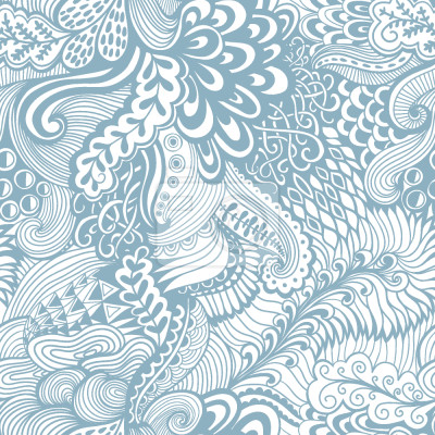 Papier peint à motif  Récif corallien abstrait