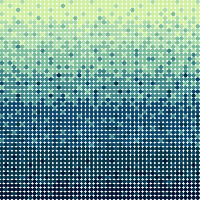 Résumé cercles bleus fond dans le style pixel art