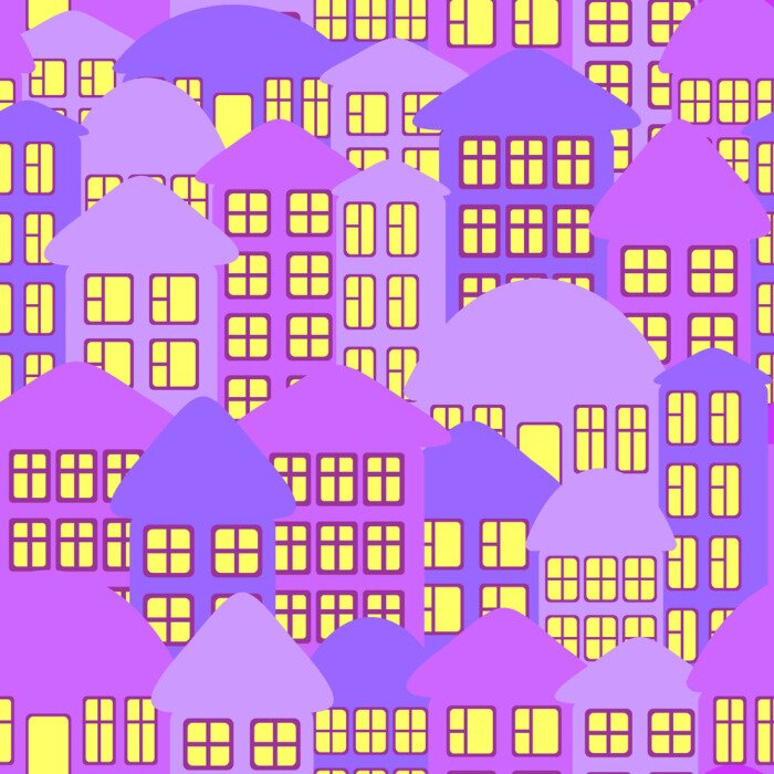 Papier peint à motif  Résumé paysage de la ville.