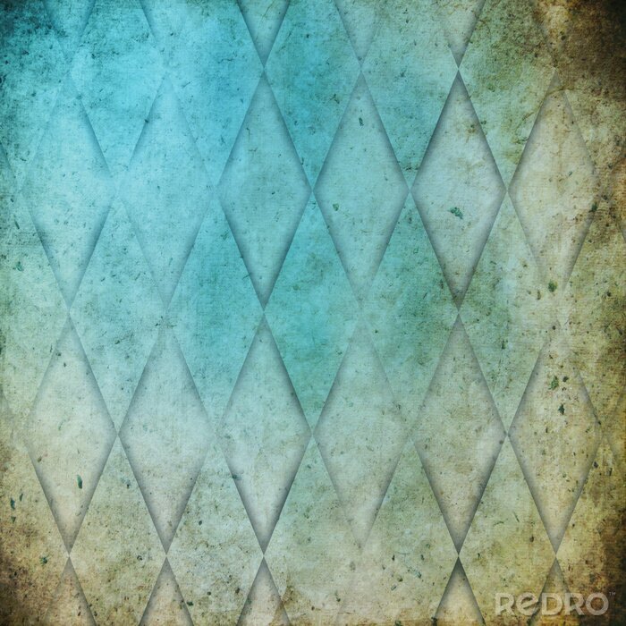 Papier peint à motif  Rétro formes géométriques