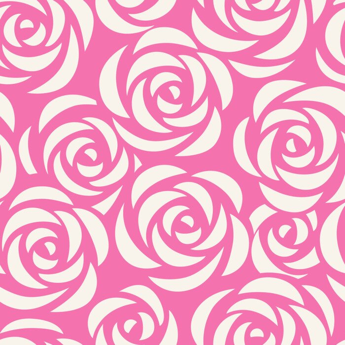 Papier peint à motif  Roses bleu et hortensia fond noir