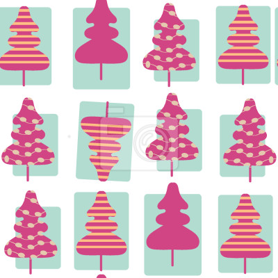 Papier peint à motif  Sapin de Noël