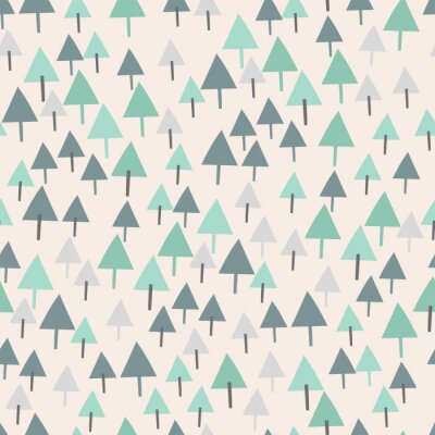 Papier peint à motif  Seamless, noël, arbre, modèle