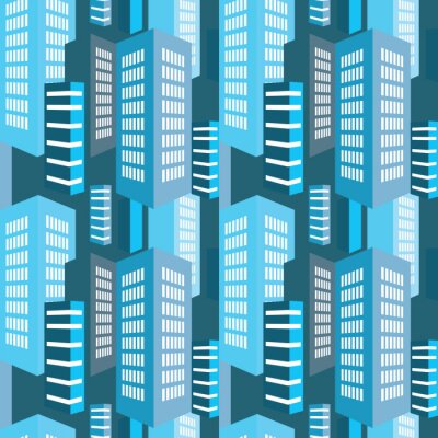 Papier peint à motif  seamless pattern de la ville