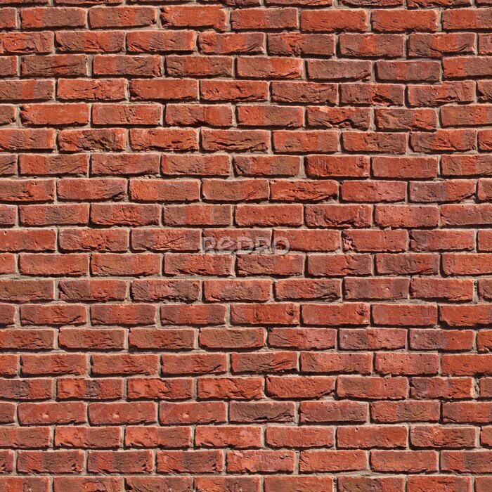 Papier peint à motif  Seamless tile pattern d'un mur de briques d'argile