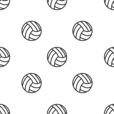 Papier peint à motif  seamless Volley-ball