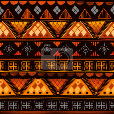 Papier peint à motif  Signes tribaux