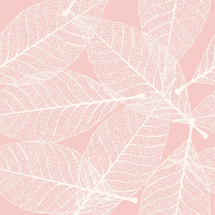 Papier peint à motif  Skeletonized, feuilles, seamless