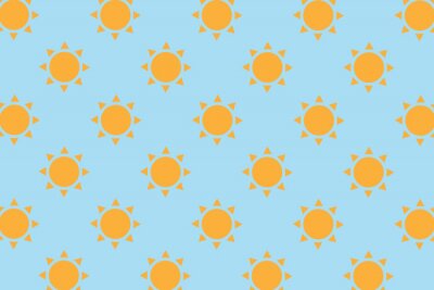 Papier peint à motif  Sonnenuntergang am blauen Himmel