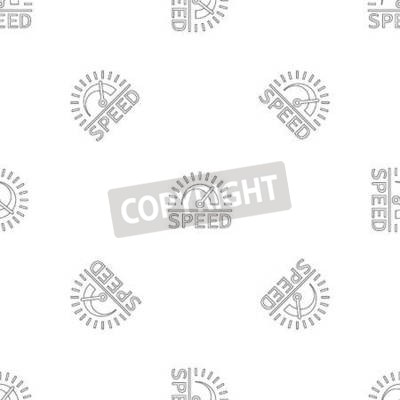 Papier peint à motif  Speed dashboard pattern seamless vector repeat geometric for any web design