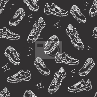 Papier peint à motif  Sporty Shoes