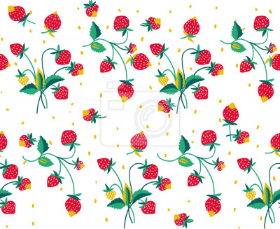 Papier peint à motif  Strawberry Fields pour toujours