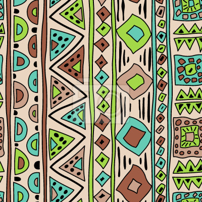 Papier peint à motif  Stripes art africain