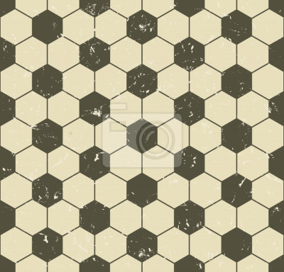 Papier peint à motif  Structure de football vintage