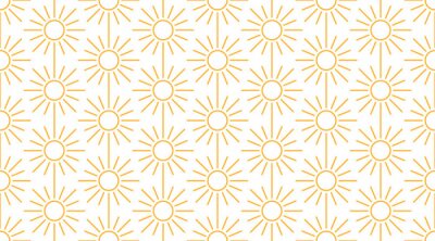 Papier peint à motif  Sun seamless pattern with line icons. Sunny summer background for baby fabric, skin care cream with spf brochure abstract backdrop