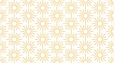 Papier peint à motif  Sun seamless pattern with line icons. Sunny summer background for baby fabric, skin care cream with spf brochure abstract backdrop