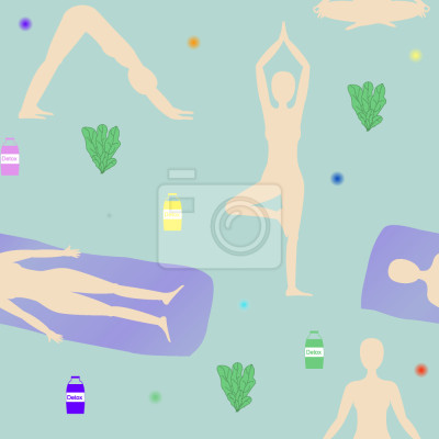 Papier peint à motif  Sunrise Yoga