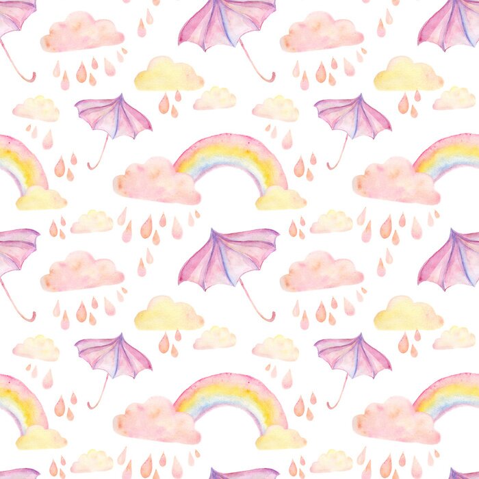 Papier peint à motif  Temps pluvieux