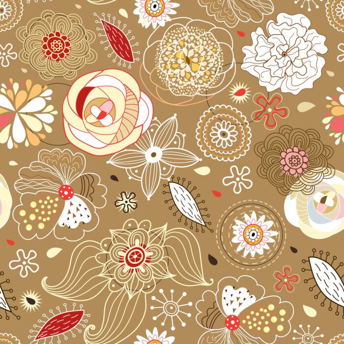 Papier peint à motif  Texture de fleur décoratif