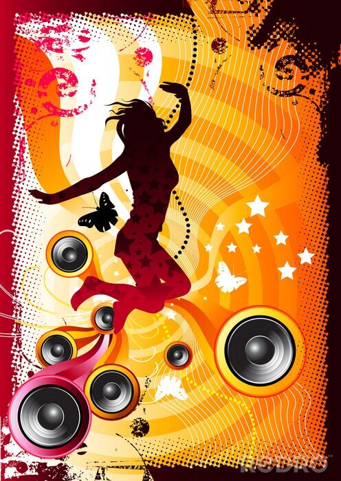 Papier peint à motif  Tombé en amour avec le monde