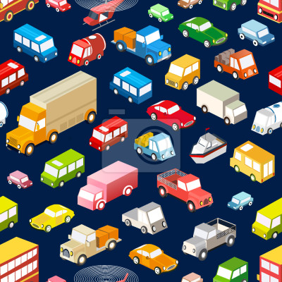 Papier peint à motif  trafic urbain