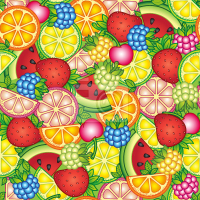 Papier peint à motif  Treats été en bonne santé