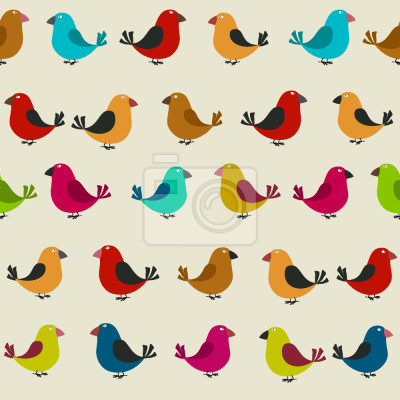 Papier peint à motif  Tweeting Birds