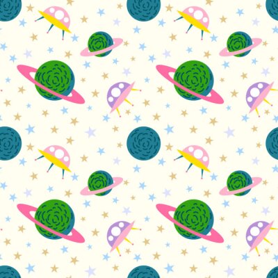 Papier peint à motif  Une fabuleuse galaxie