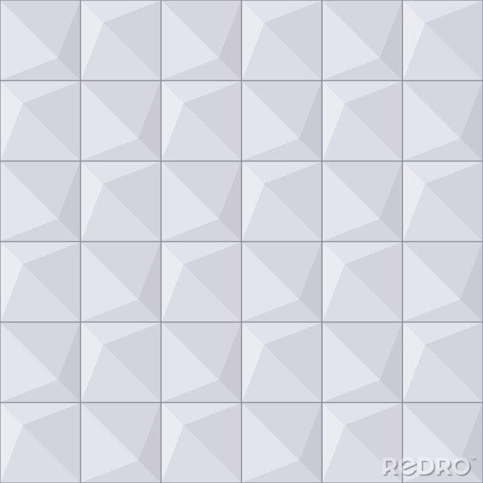 Papier peint à motif  Vector Illustration of a Seamless Geometric Pattern with abstract tiles