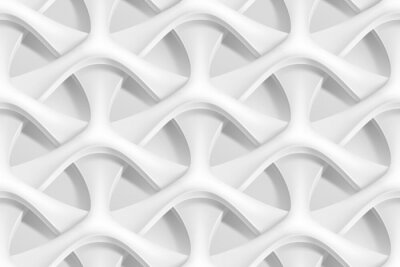 Vector seamless abstract geometric 3d wave pattern