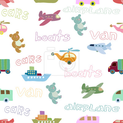 Papier peint à motif  Véhicules