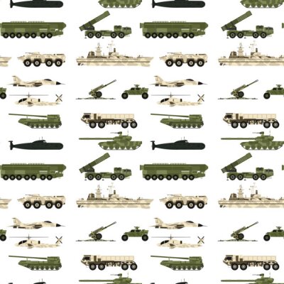 Papier peint à motif  Véhicules de combat