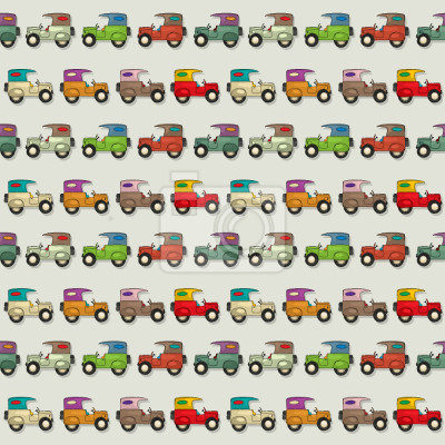 Papier peint à motif  Voitures anciennes