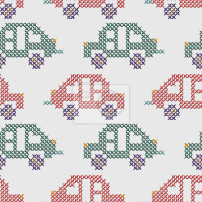 Papier peint à motif  Voitures passage