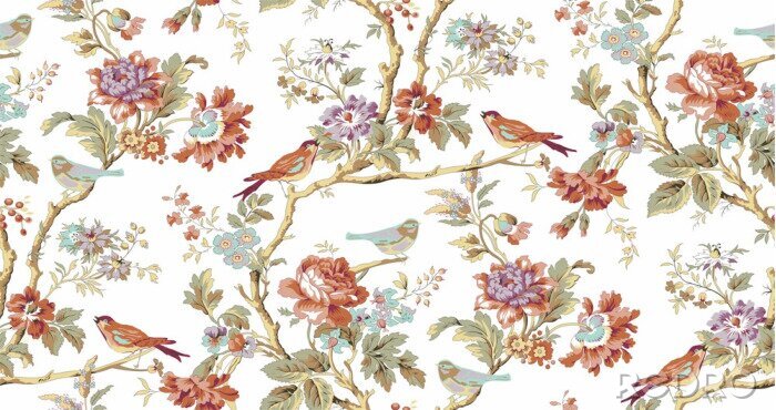 Papier peint à motif  Voler Amour