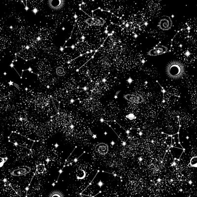 Papier peint à motif  Voyage au plus profond de la galaxie