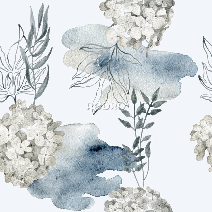 Papier peint à motif  Watercolor seamless pattern