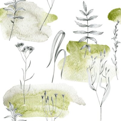 Papier peint à motif  Watercolor seamless pattern