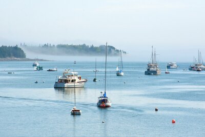 Yachts et bateaux à Southwest Harbor, Mount Desert Island, Maine