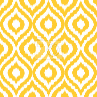 Papier peint à motif  Yellow Ogee Damask