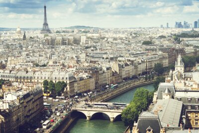 Papier peint  3D Paris panorama