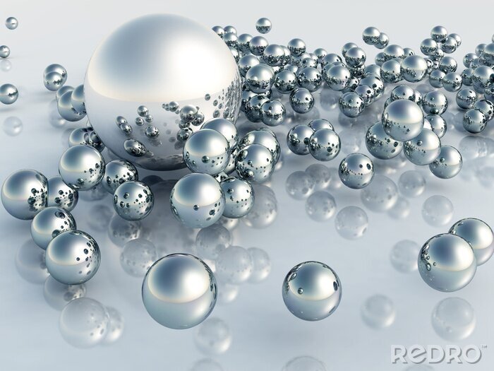 Papier peint  3D perle