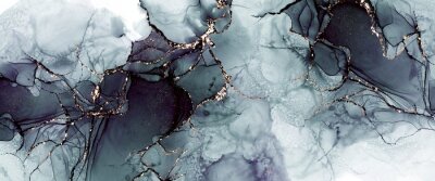 Abstraction de marbre dans un style aquarelle